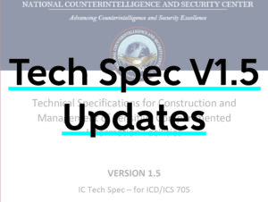 Tech Spec V1.5 Updates