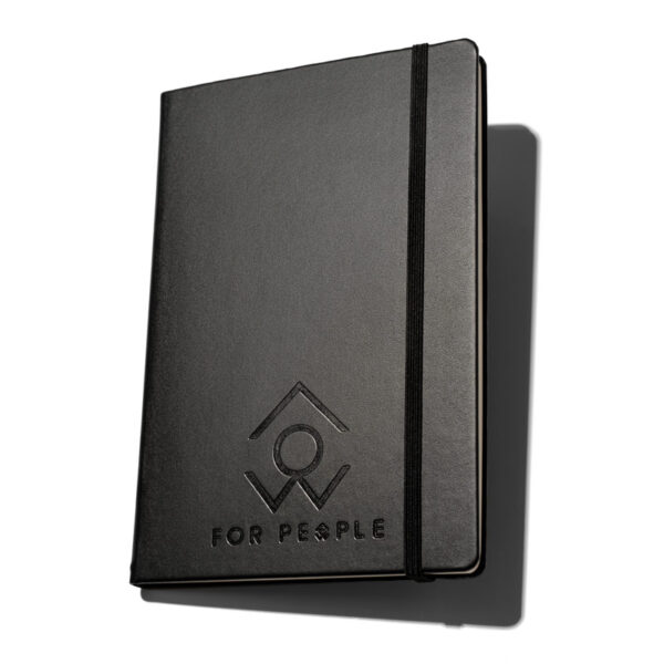 A black for people notebook