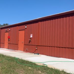 exterior of modular secure facility