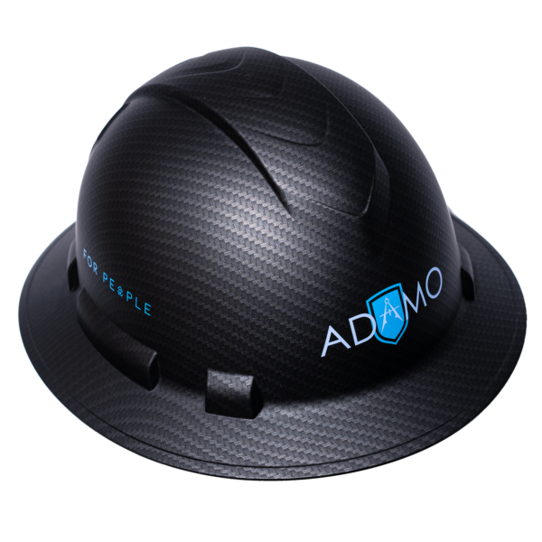 Black adamo hard hat