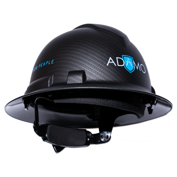 Black Adamo hard hat