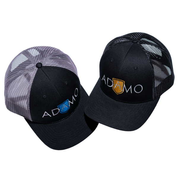 Adamo logo trucker hats
