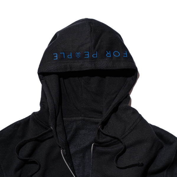Adamo black hoodie hood