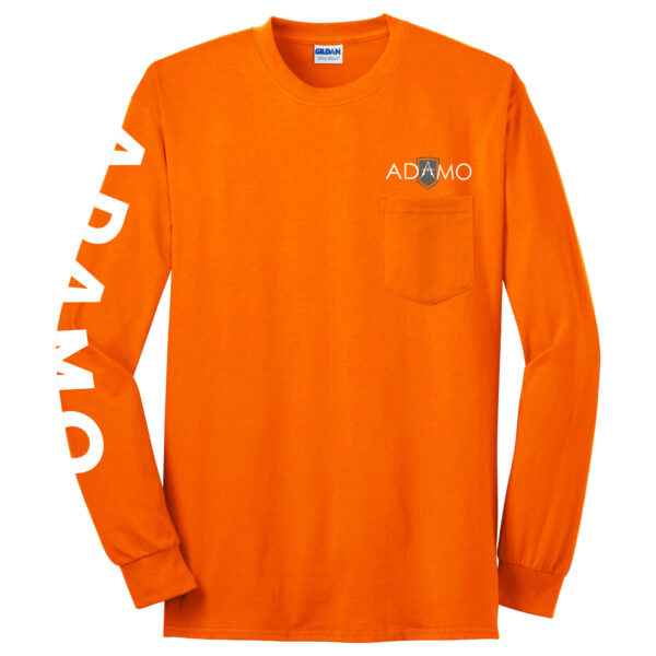 Adamo long sleeve shirt in orange