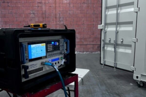 RF shielding effectiveness testing monitor