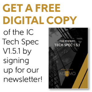 Graphic advertising a free digital copy of the pocket tech spec v 1.5.1